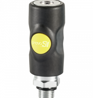 Raccord fileté mâle cylindrique avec joint d'étanchéité