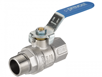 Vanne laiton cylindrique mâle/femelle PN 40