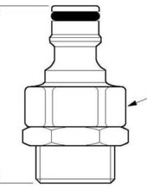 Embout fileté mâle cylindrique – Image 3