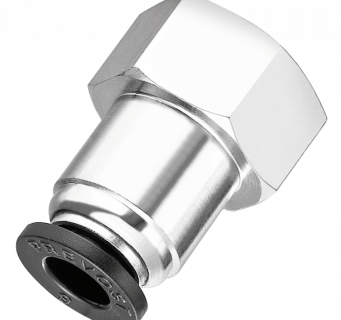 Raccord droit femelle cylindrique - RPD FG