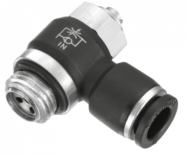 Régleur de débit mâle cylindrique à vis - Admission - RPV IG