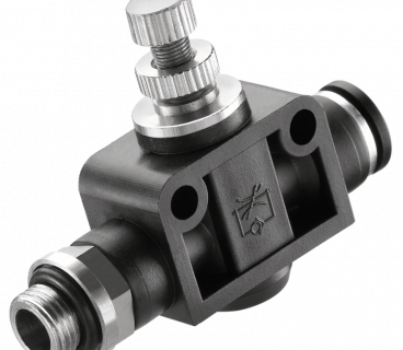Régleur de débit unidirectionnel - Filetage mâle cylindrique/Tube - RPL TG
