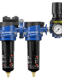 Ensemble de filtration et régulation pour pistolets de peinture à base aqueuse