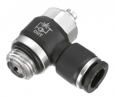 Régleur de débit mâle cylindrique à vis - Echappement - RPV OG