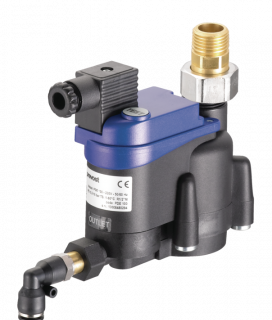 Purge électrique à flotteur et vanne pilote