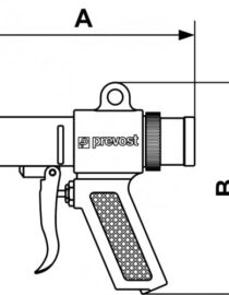 Ensemble aspirateur pneumatique aluminium « ASPIVENT »