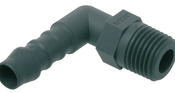 Coude fileté mâle 90° conique