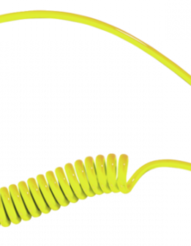 Tuyau spiralé polyuréthane : équipé de raccords mâles fixe et rotatif