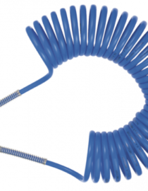 Tuyau spiralé polyamide "spécial bouts redressés" - Raccords mâles fixes