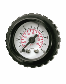 Manomètre intégrable à collerette ronde Ø 63 mm