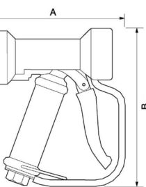 Pistolet de lavage industriel acier INOX 316 – Image 2