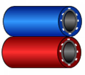 Tuyau double conduit désolidarisable (20 m)