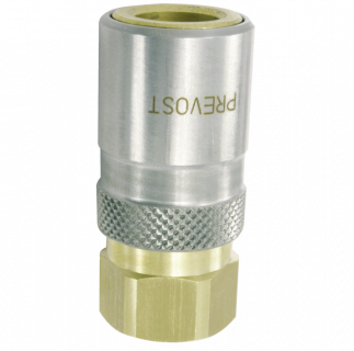 Raccord fileté femelle cylindrique à obturation