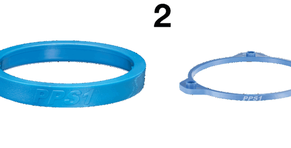 PPS1 BA - Kit 10 bagues bleues